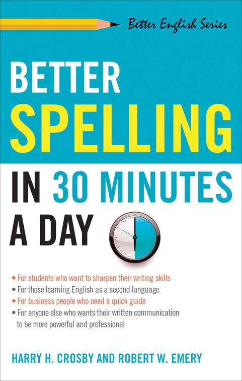 Better Spelling in 30 Minutes a Day, Better English