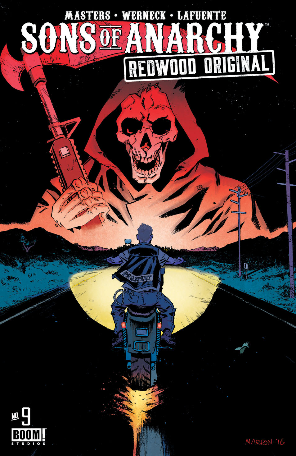 This image is the cover for the book Sons of Anarchy Redwood Original #9, Sons of Anarchy Redwood Original