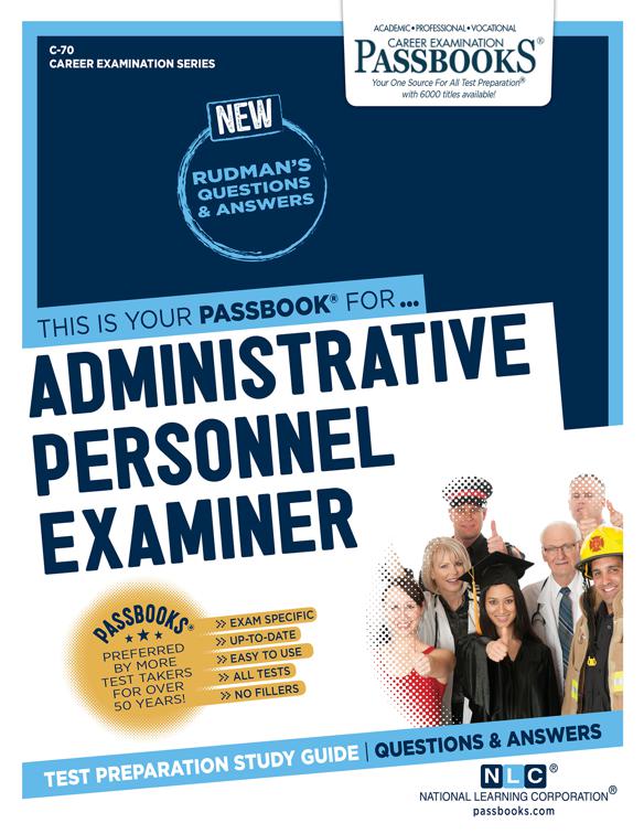 Administrative Personnel Examiner, Career Examination Series
