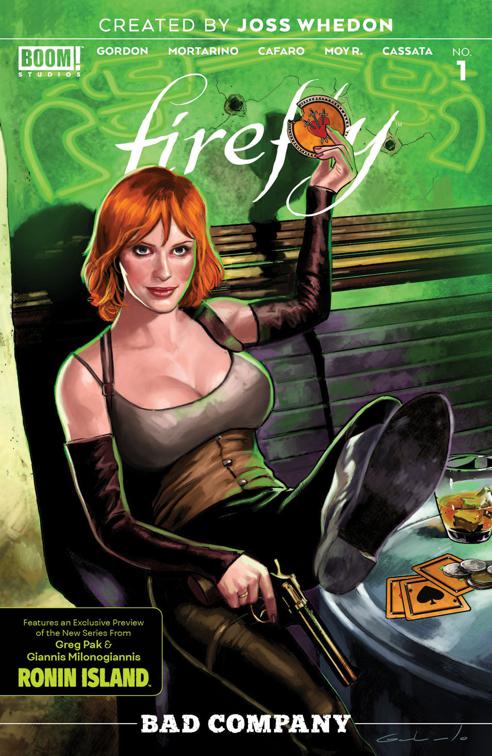 This image is the cover for the book Firefly: Bad Company #1, Firefly
