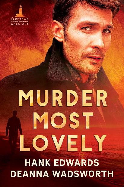 This image is the cover for the book Murder Most Lovely, Lacetown Murder Mysteries