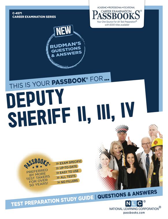Deputy Sheriff II, III, IV, Career Examination Series