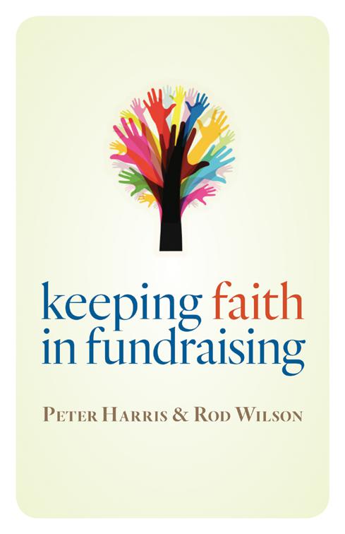 This image is the cover for the book Keeping Faith in Fundraising