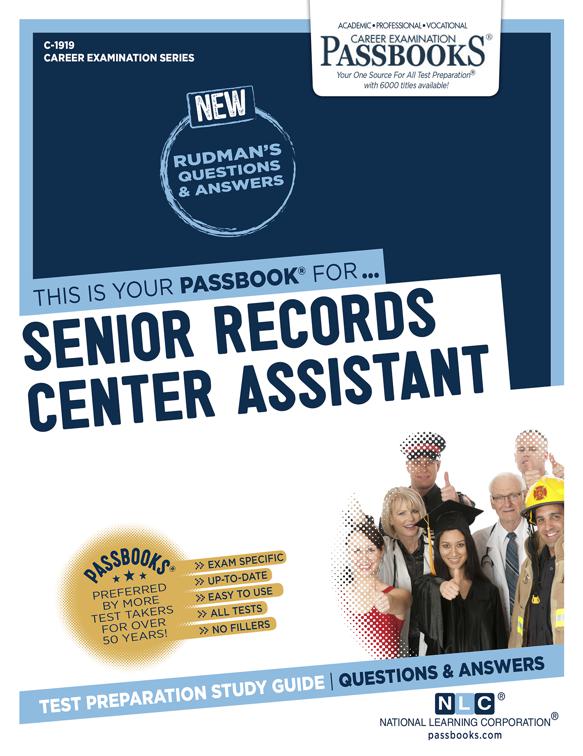 Senior Records Center Assistant, Career Examination Series
