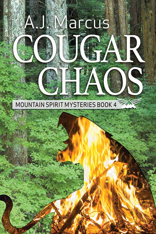 This image is the cover for the book Cougar Chaos, Mountain Spirit Mysteries