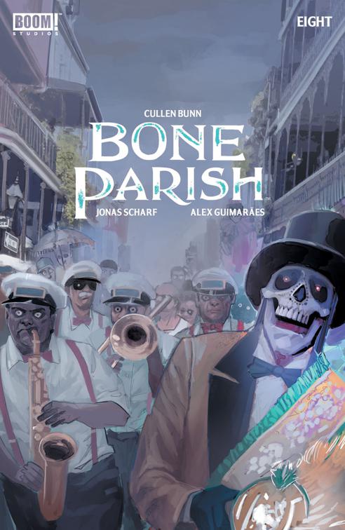 This image is the cover for the book Bone Parish #8, Bone Parish