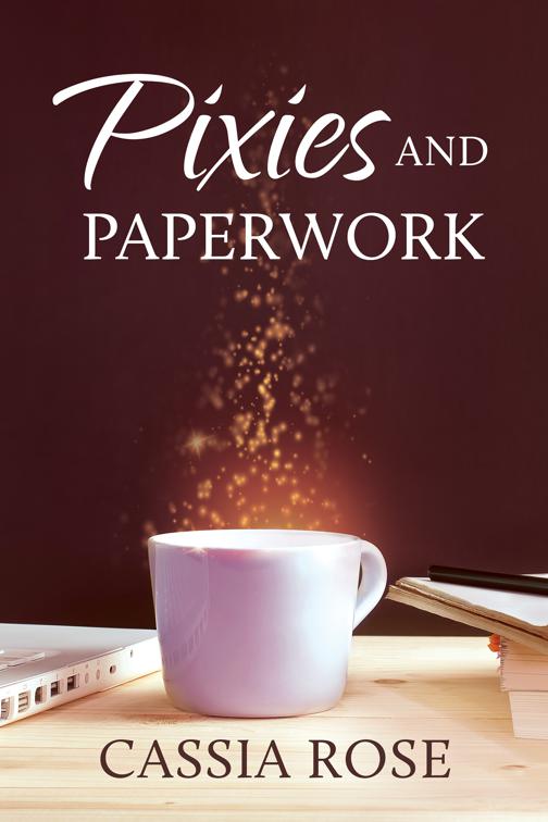 This image is the cover for the book Pixies and Paperwork, 2016 Advent Calendar - Bah Humbug