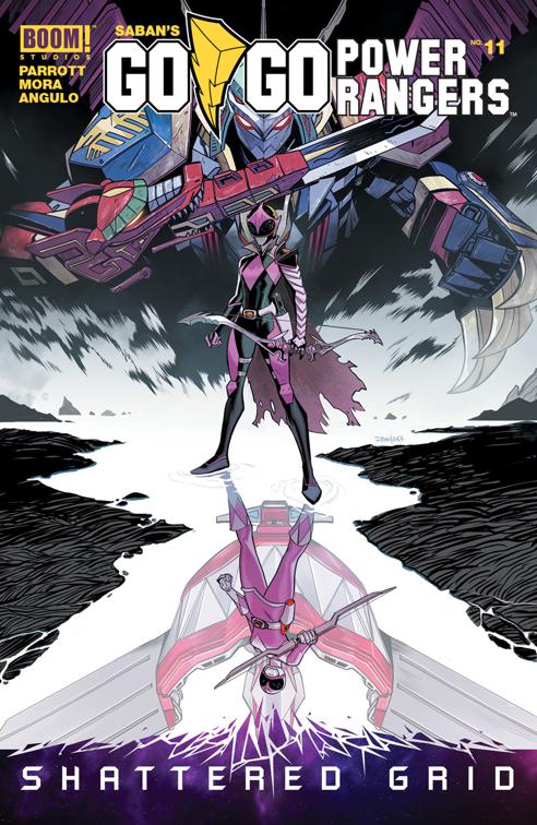 This image is the cover for the book Saban's Go Go Power Rangers #11, Saban's Go Go Power Rangers