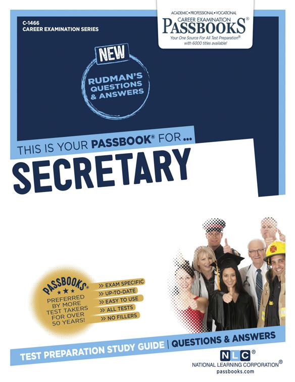 Secretary, Career Examination Series