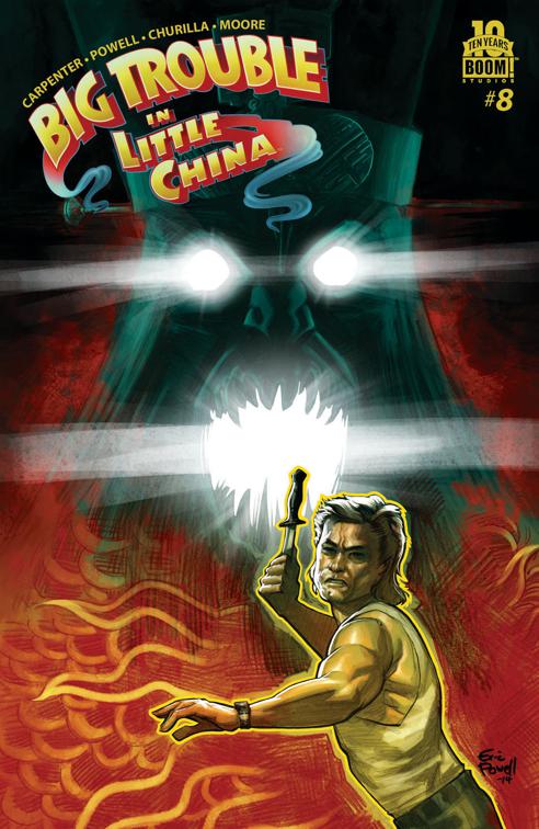 This image is the cover for the book Big Trouble in Little China #8, Big Trouble in Little China