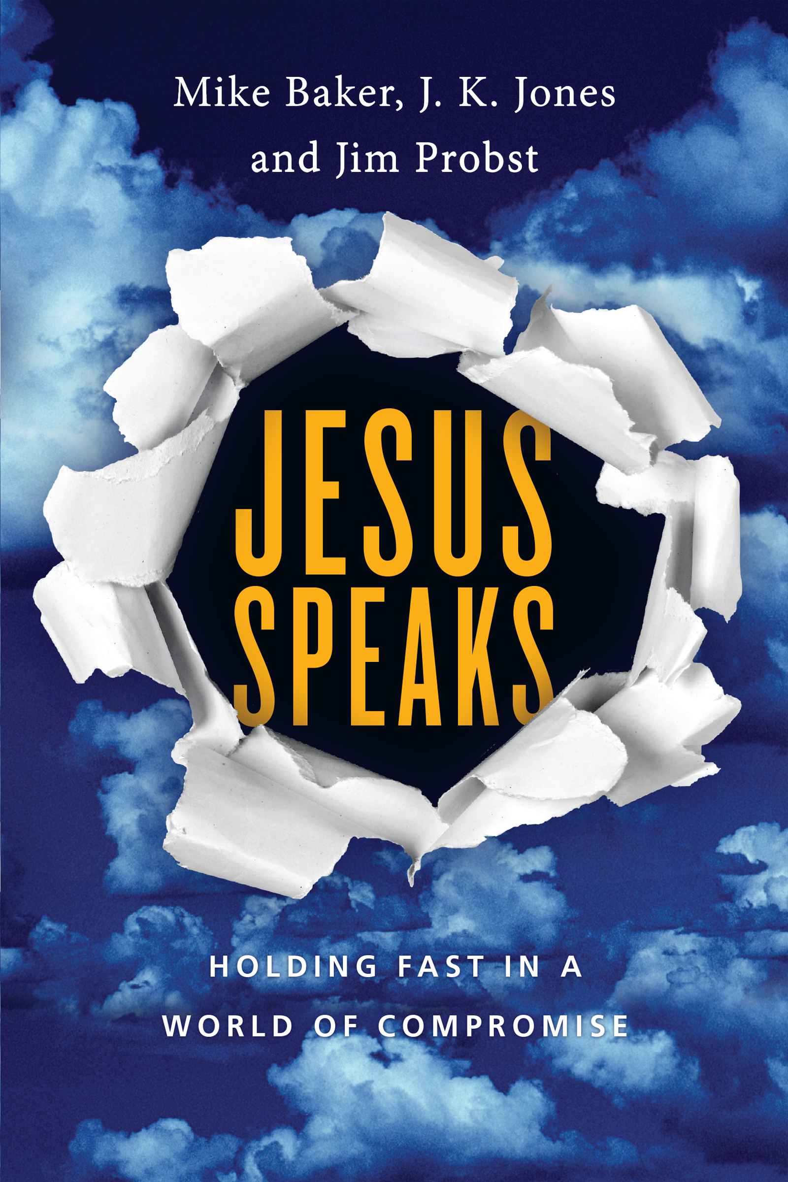 This image is the cover for the book Jesus Speaks