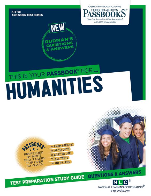 This image is the cover for the book HUMANITIES, Admission Test Series
