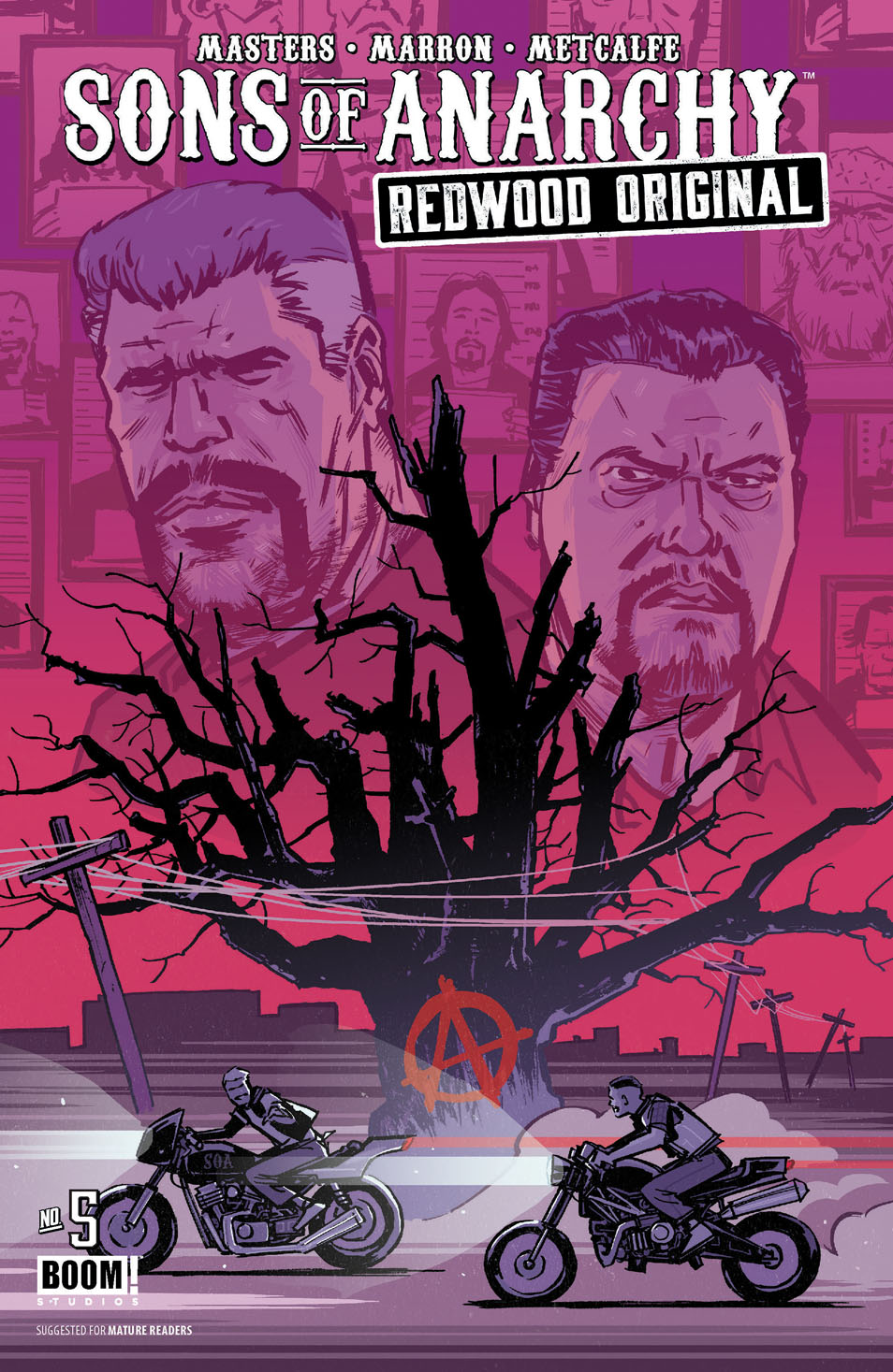 This image is the cover for the book Sons of Anarchy Redwood Original #5, Sons of Anarchy Redwood Original