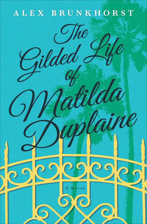 This image is the cover for the book Gilded Life of Matilda Duplaine