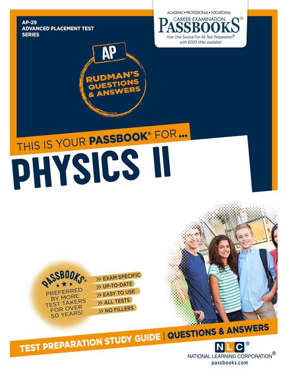 This image is the cover for the book Physics II, Advanced Placement Test Series (AP)