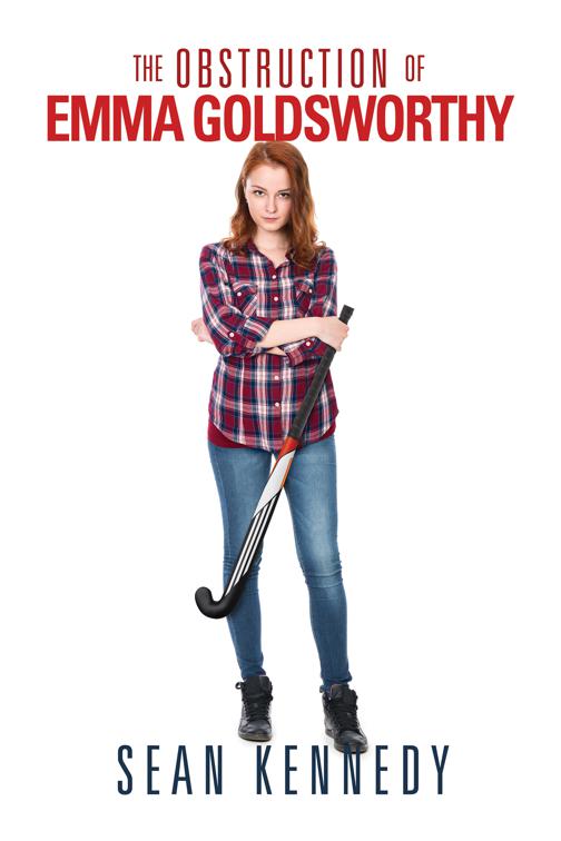 This image is the cover for the book The Obstruction of Emma Goldsworthy, Get Out