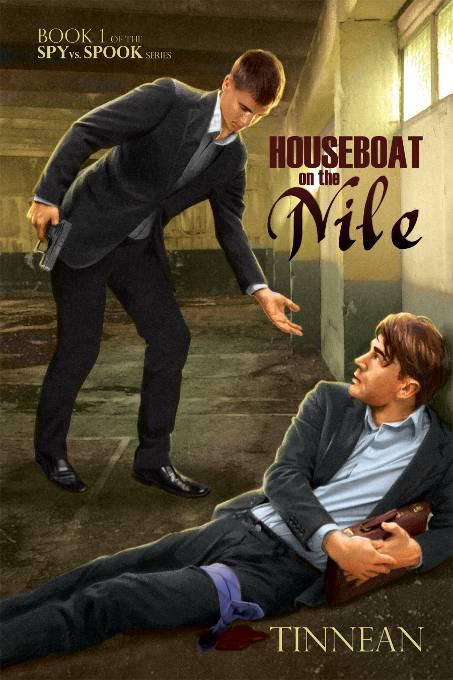 This image is the cover for the book Houseboat on the Nile, Spy vs. Spook