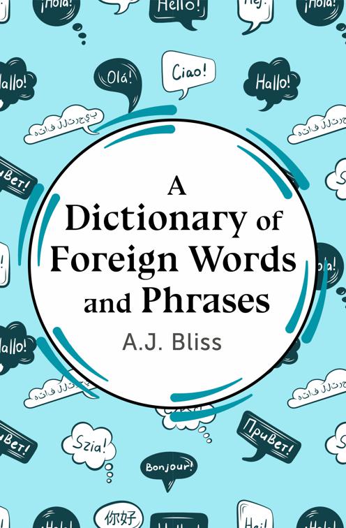 Dictionary of Foreign Words and Phrases