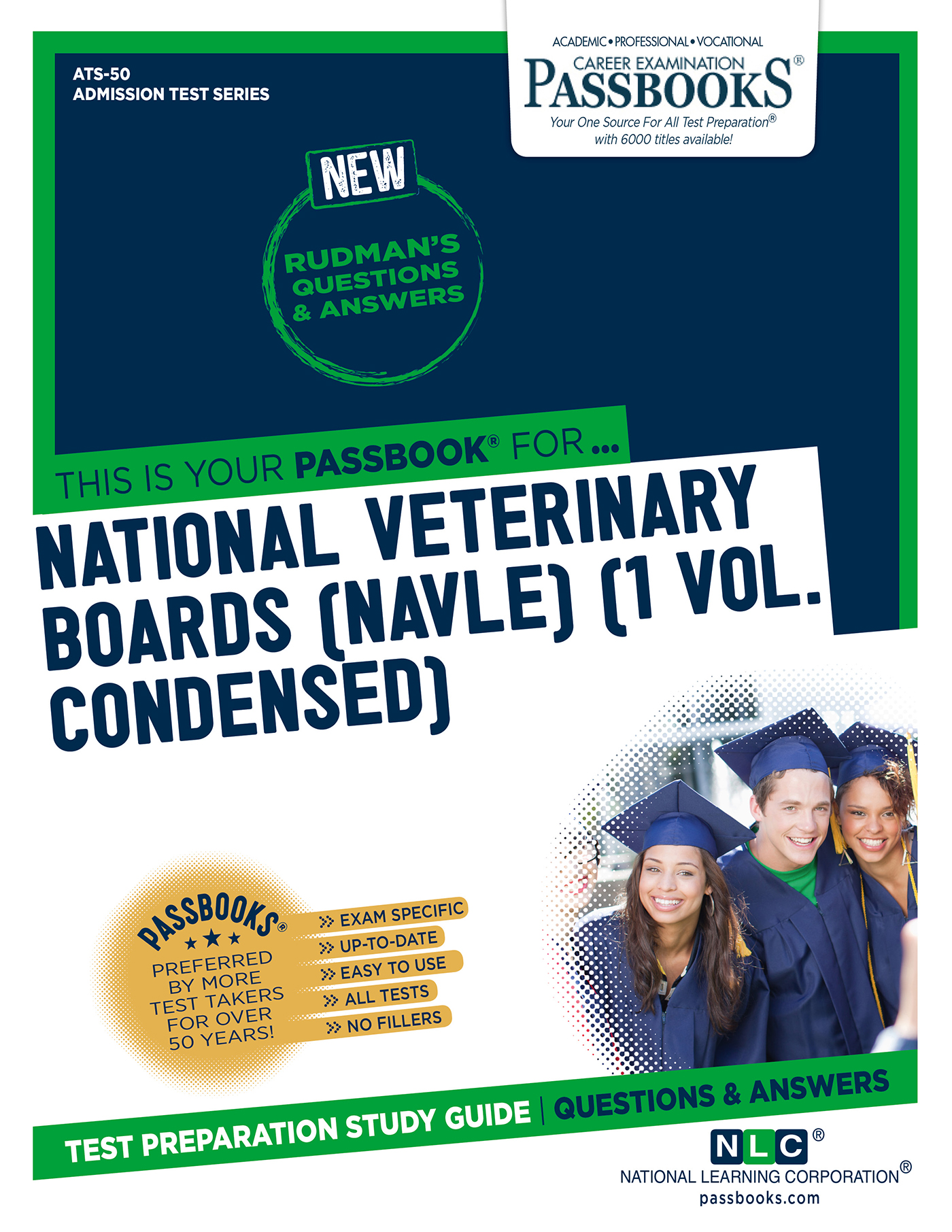 NATIONAL VETERINARY BOARDS (NBE) (NVB) (1 VOL.), Admission Test Series