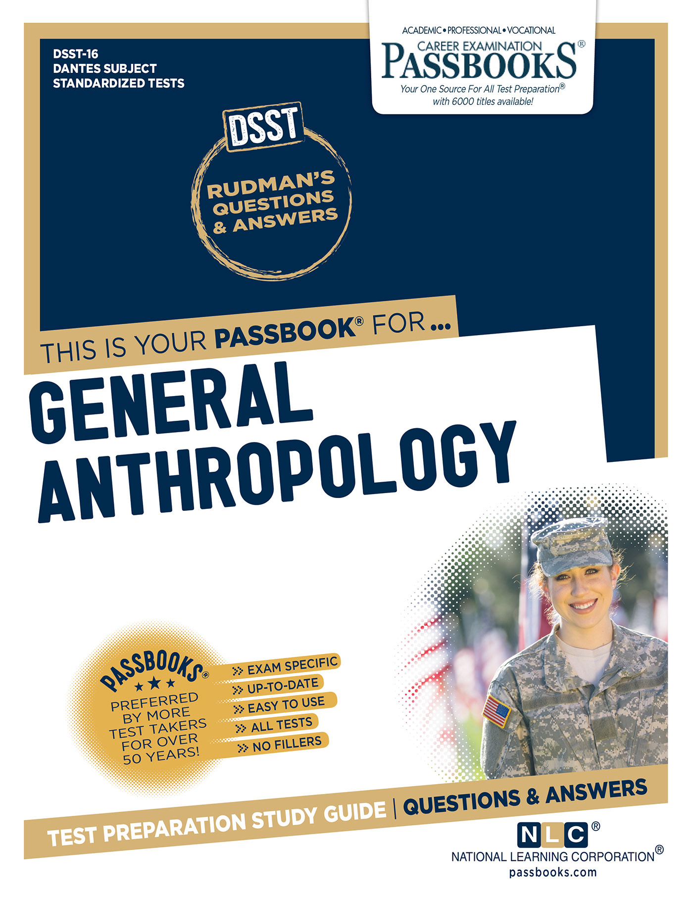 This image is the cover for the book GENERAL ANTHROPOLOGY, DANTES Subject Standardized Tests (DSST)