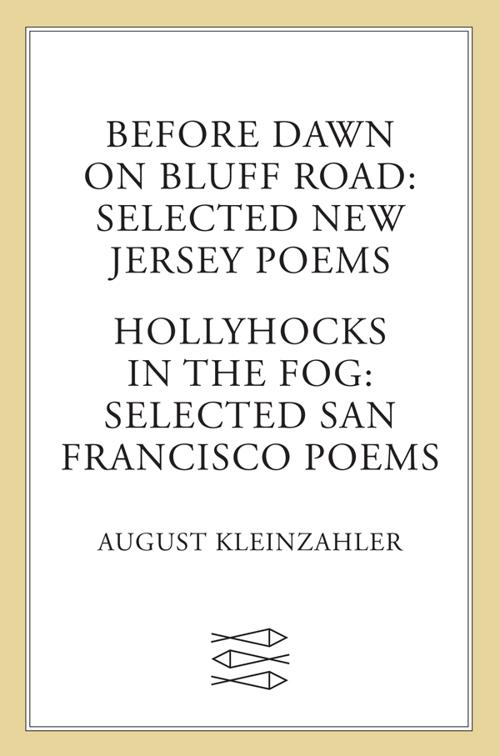 Before Dawn on Bluff Road/Hollyhocks in the Fog