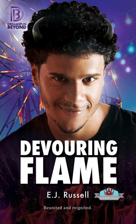 This image is the cover for the book Devouring Flame, Dreamspun Beyond