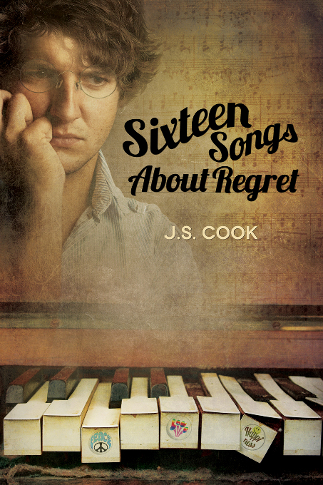 This image is the cover for the book Sixteen Songs About Regret