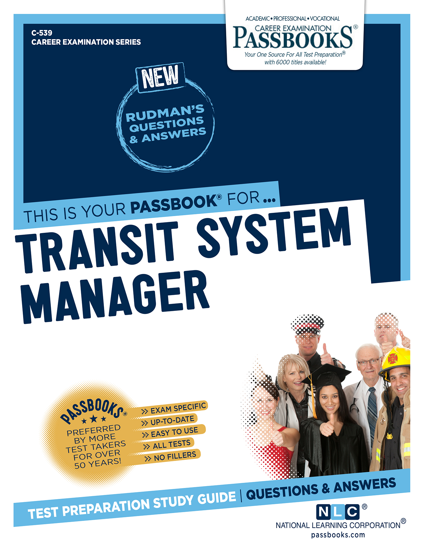 Transit System Manager, Career Examination Series