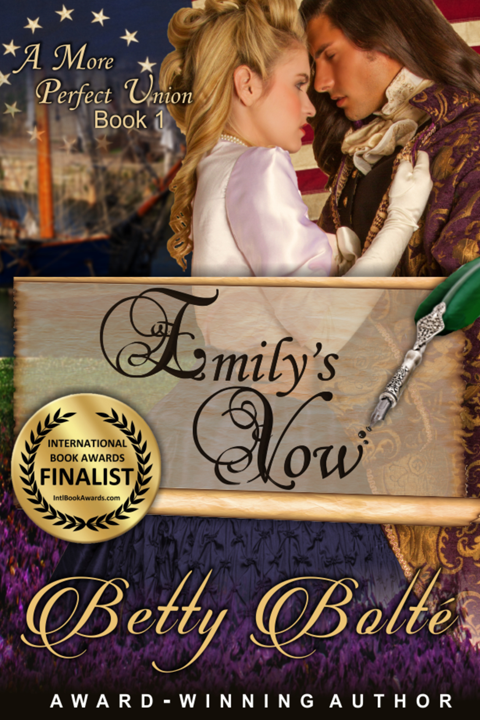 This image is the cover for the book Emily's Vow (A More Perfect Union Series, Book 1), A More Perfect Union Series