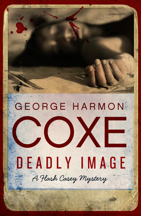 This image is the cover for the book Deadly Image, The Flash Casey Mysteries