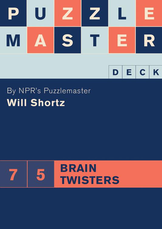 Puzzlemaster Deck: 75 Brain Twisters, Puzzlemaster Deck