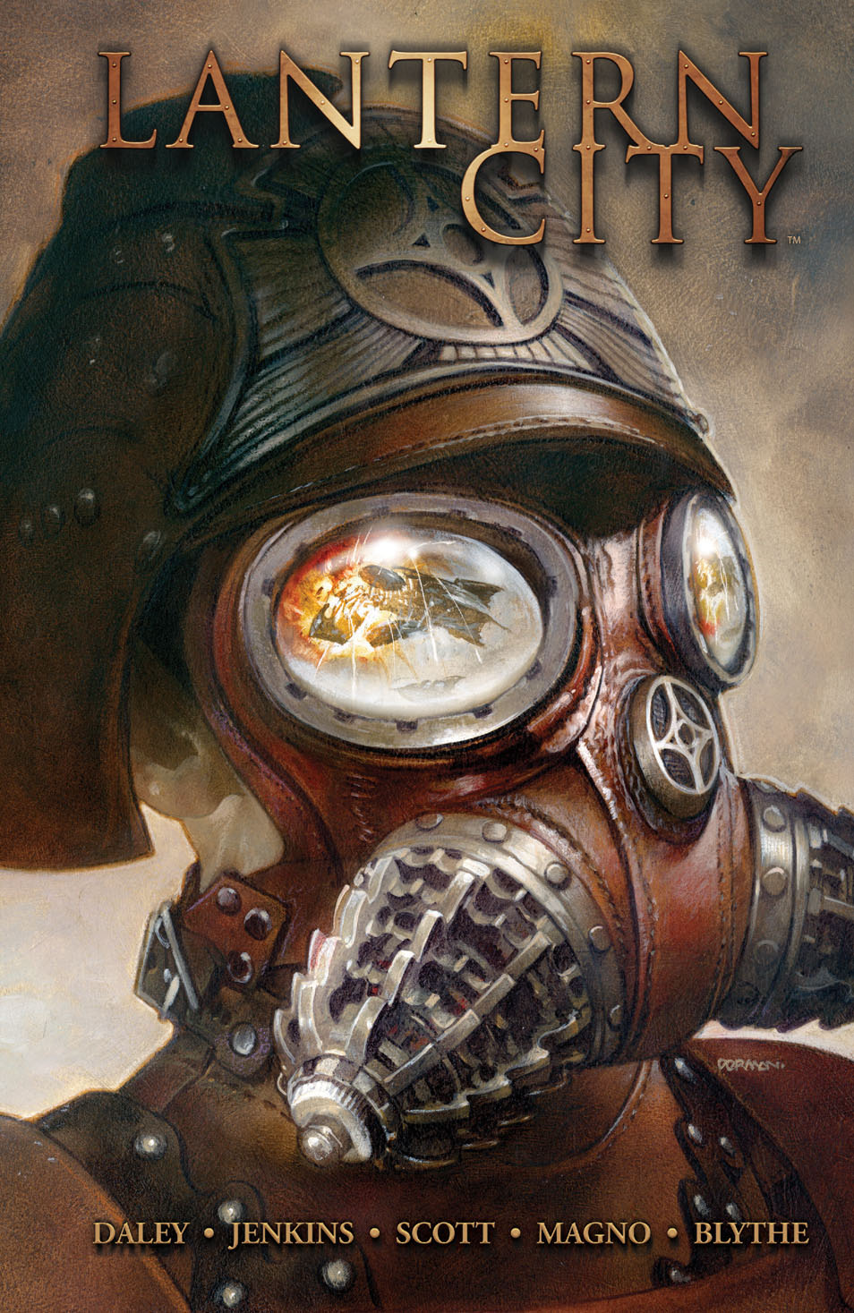 This image is the cover for the book Lantern City Vol. 1, Lantern City