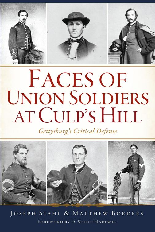 Faces of Union Soldiers at Culp&#x27;s Hill, Civil War Series