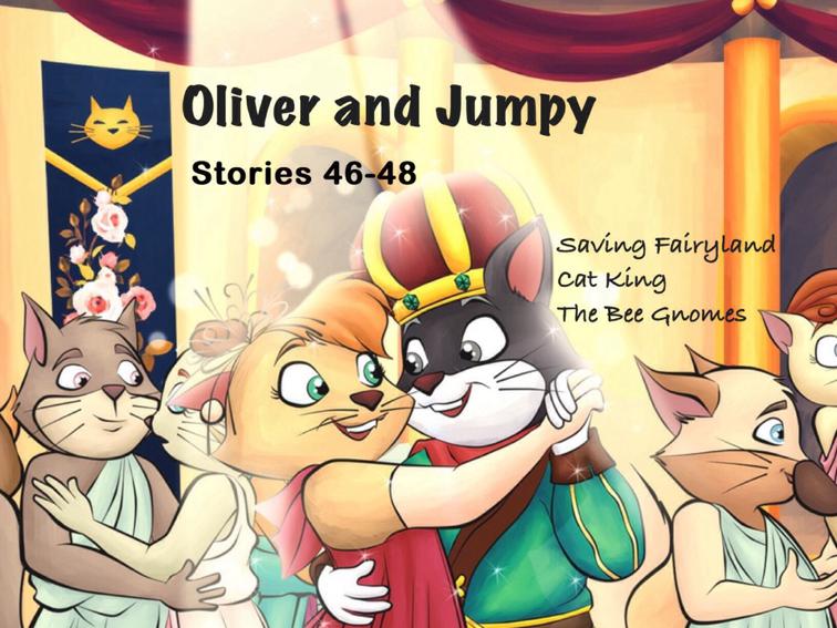 This image is the cover for the book Oliver and Jumpy, Volume 16, Oliver and Jumpy