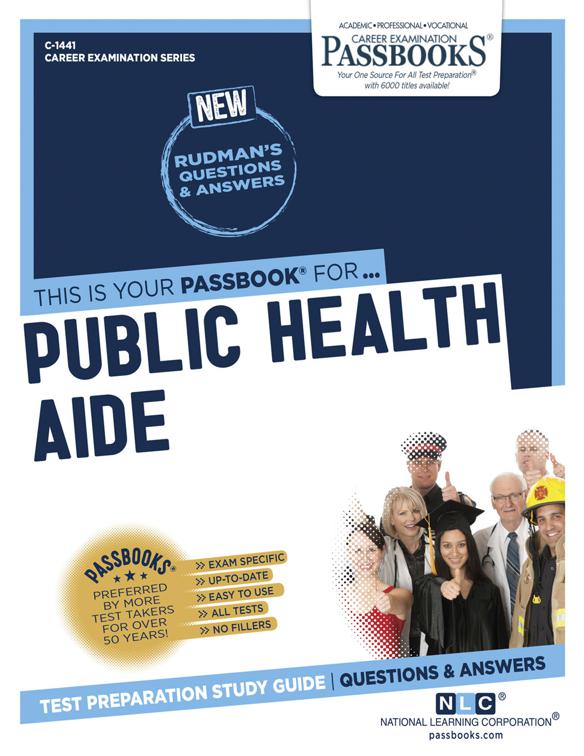 Public Health Aide, Career Examination Series