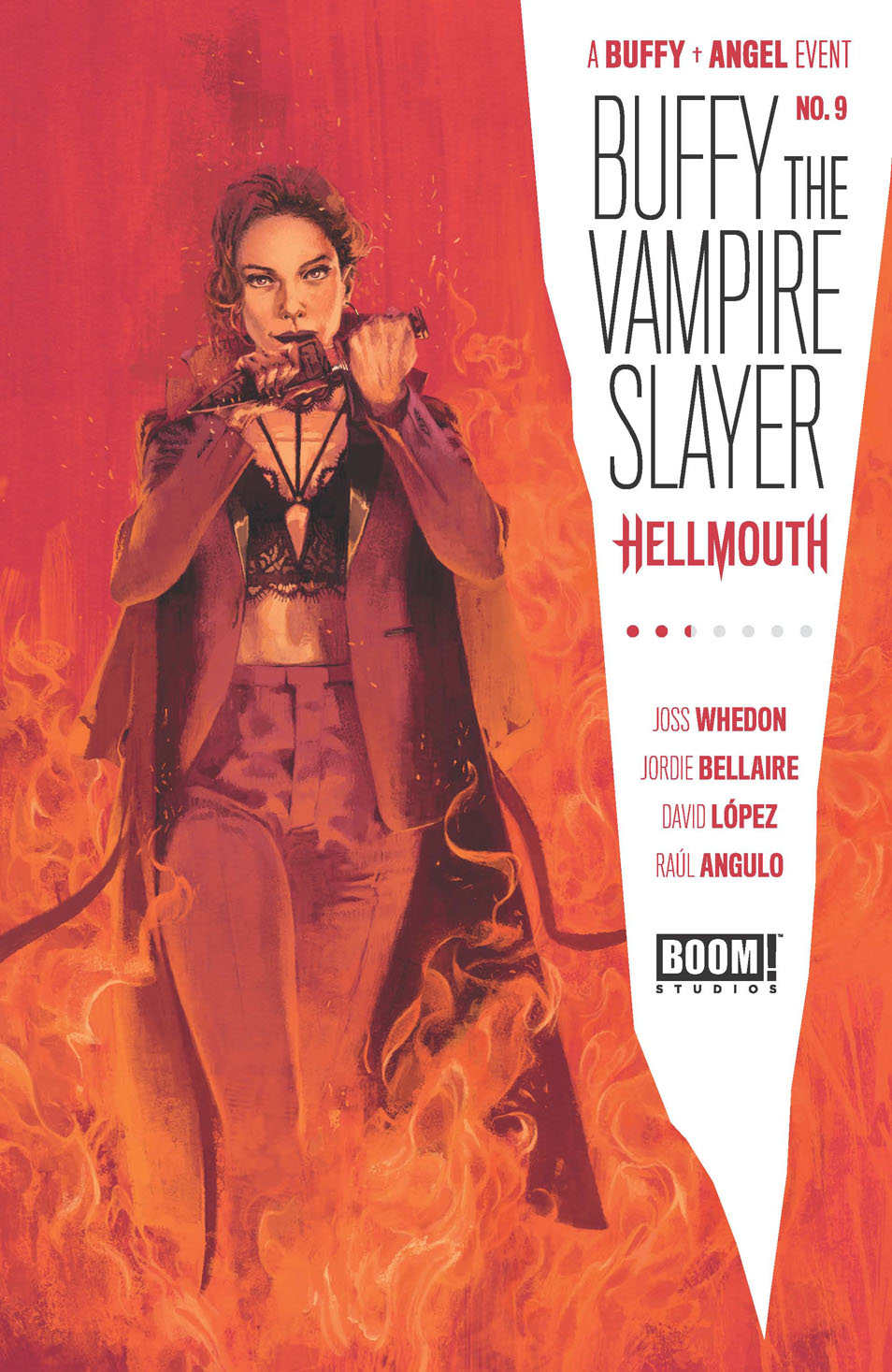 This image is the cover for the book Buffy the Vampire Slayer #9, Buffy the Vampire Slayer