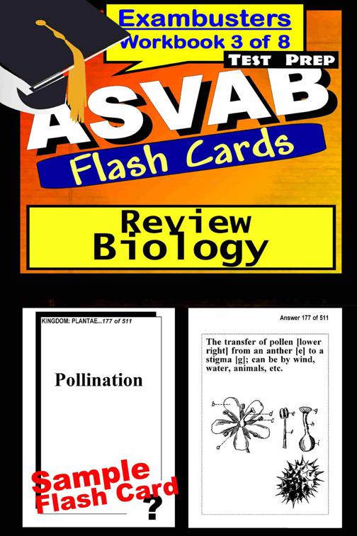 ASVAB Test Prep Biology Review--Exambusters Flash Cards--Workbook 3 of 8, Exambusters ASVAB