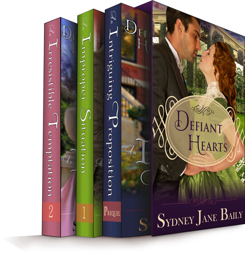 This image is the cover for the book The Defiant Hearts Series Box Set, The Defiant Hearts Series