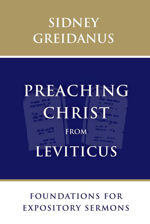 Preaching Christ from Leviticus