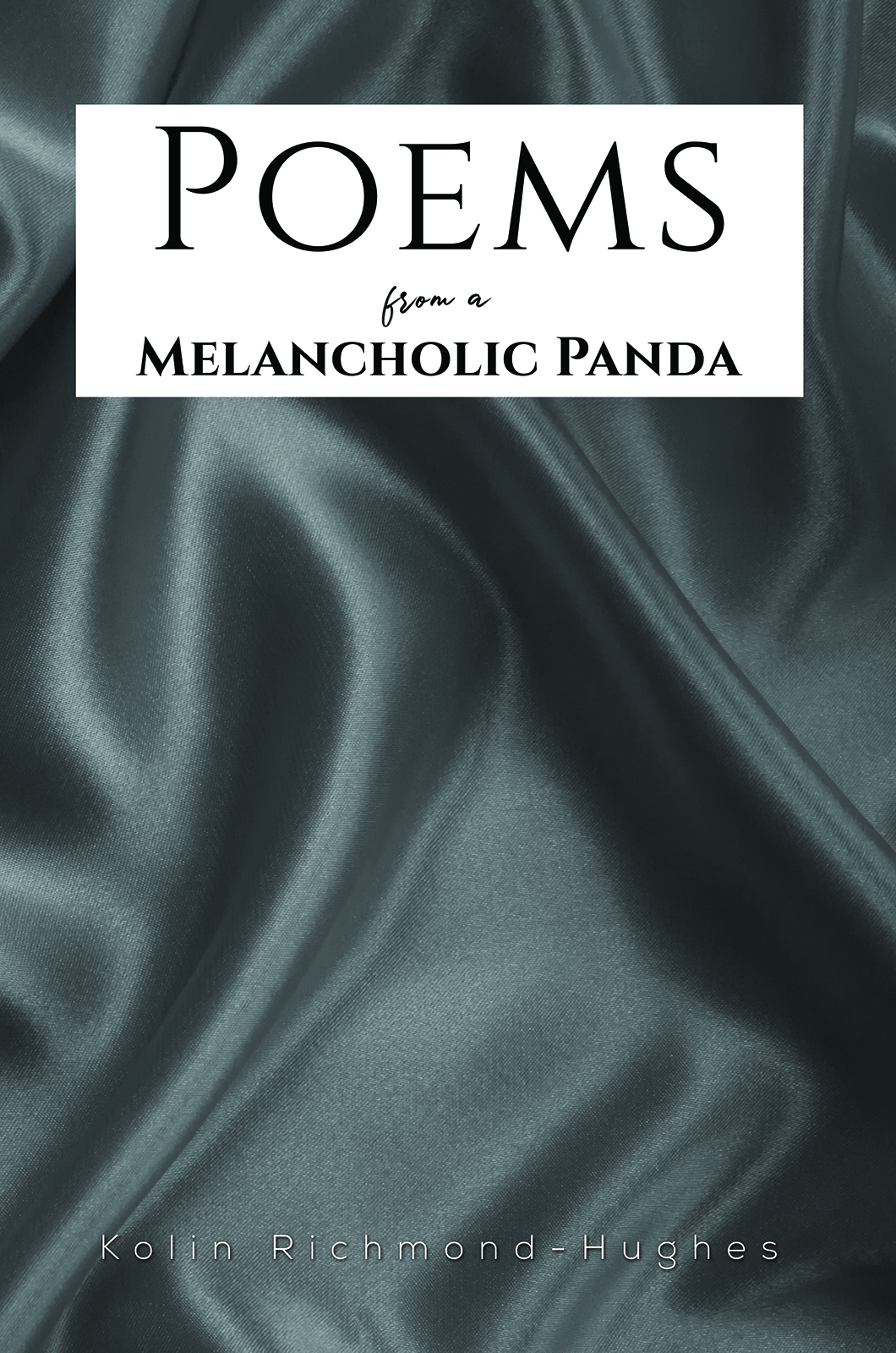 This image is the cover for the book Poems from a Melancholic Panda