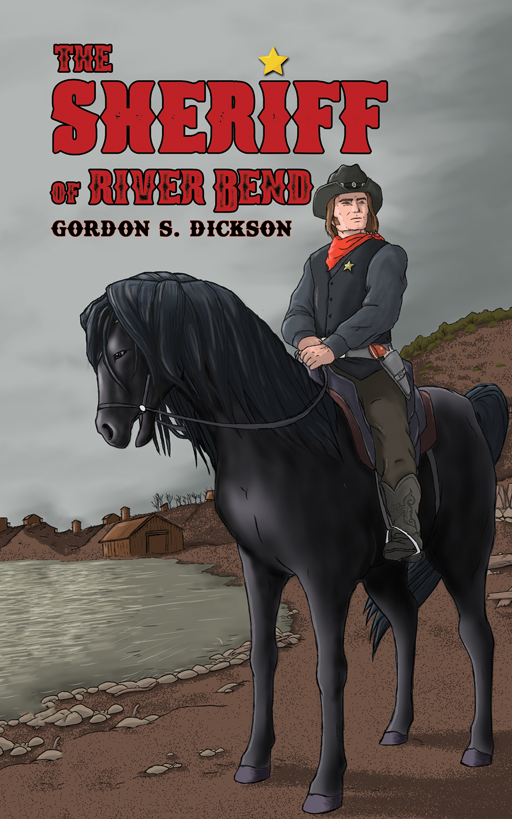 This image is the cover for the book The Sheriff of River Bend