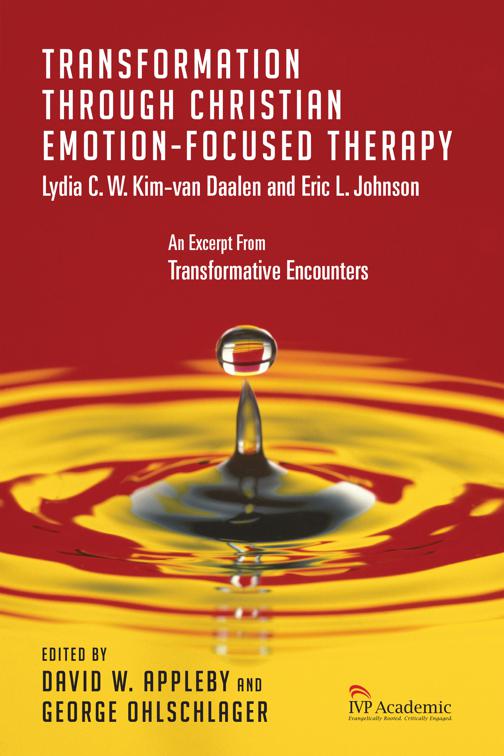 This image is the cover for the book Transformation Through Christian Emotion-Focused Therapy