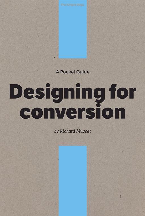 This image is the cover for the book Designing for conversion