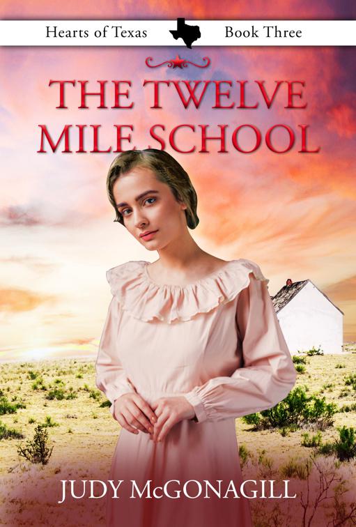 This image is the cover for the book The Twelve Mile School (Hearts of Texas, Book Three), Hearts of Texas