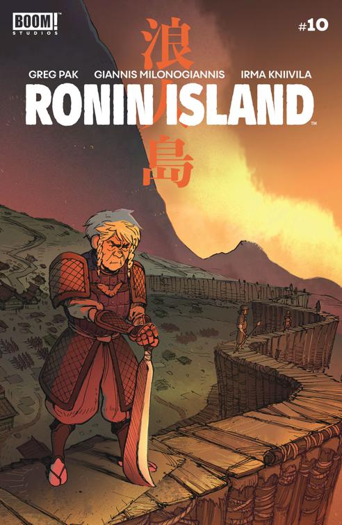 This image is the cover for the book Ronin Island #10, Ronin Island