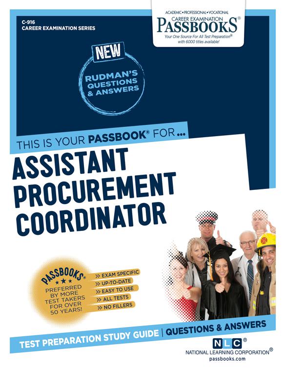 Assistant Procurement Coordinator, Career Examination Series