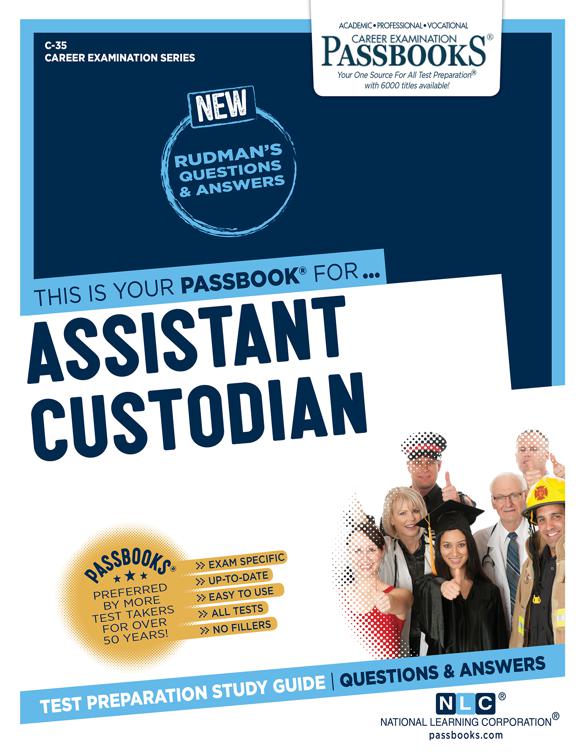 This image is the cover for the book Assistant Custodian, Career Examination Series