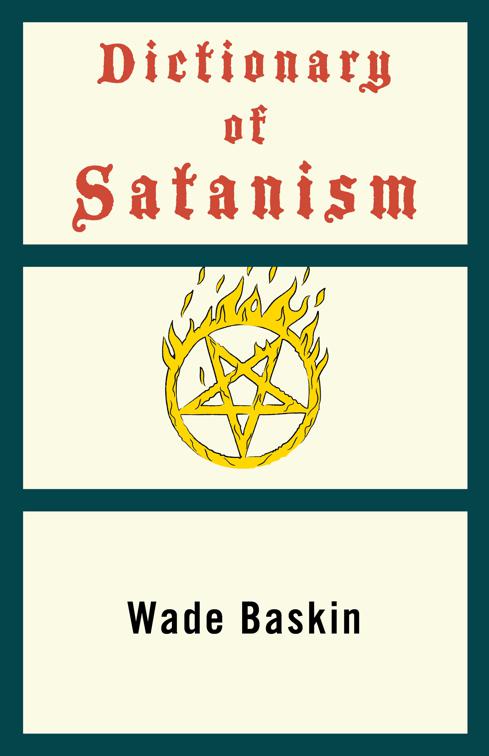 Dictionary of Satanism