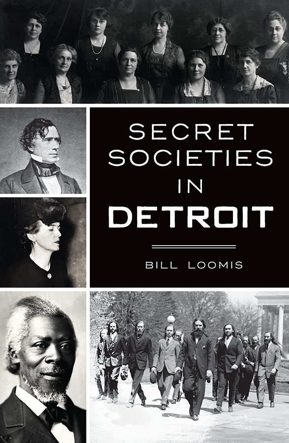 This image is the cover for the book Secret Societies in Detroit