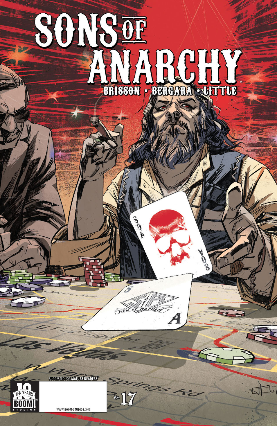 This image is the cover for the book Sons of Anarchy #17, Sons of Anarchy